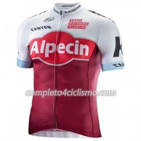 Maglia 2017 Team Katusha Alpecin N001 Manica Corta
